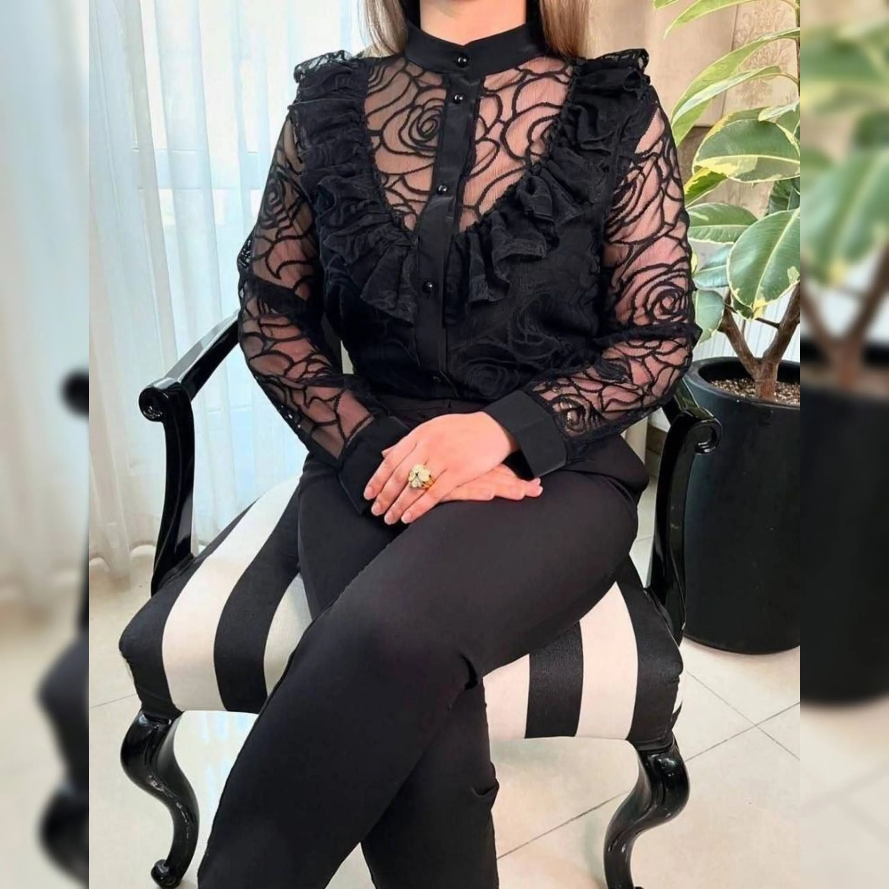 شومیز مجلسی گل