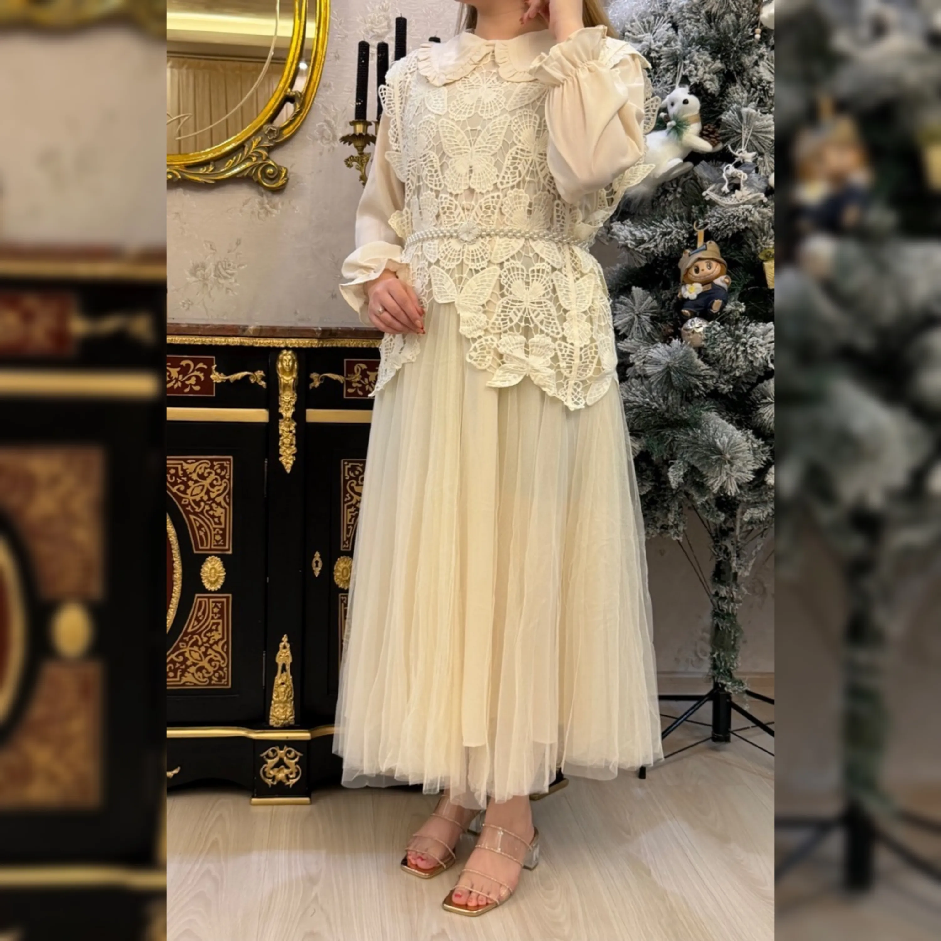 پیراهن پرنسسی وارداتی