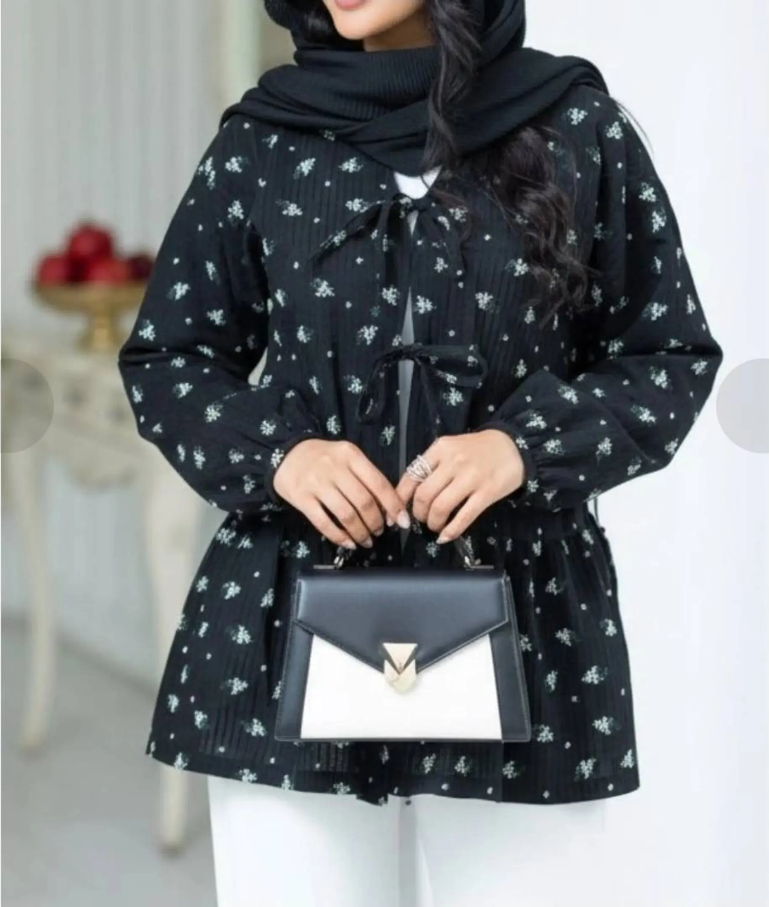 مانتو عروسکی دلبر آیسل گلدار