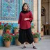 ست رویه و شلوار الیاف طبیعی