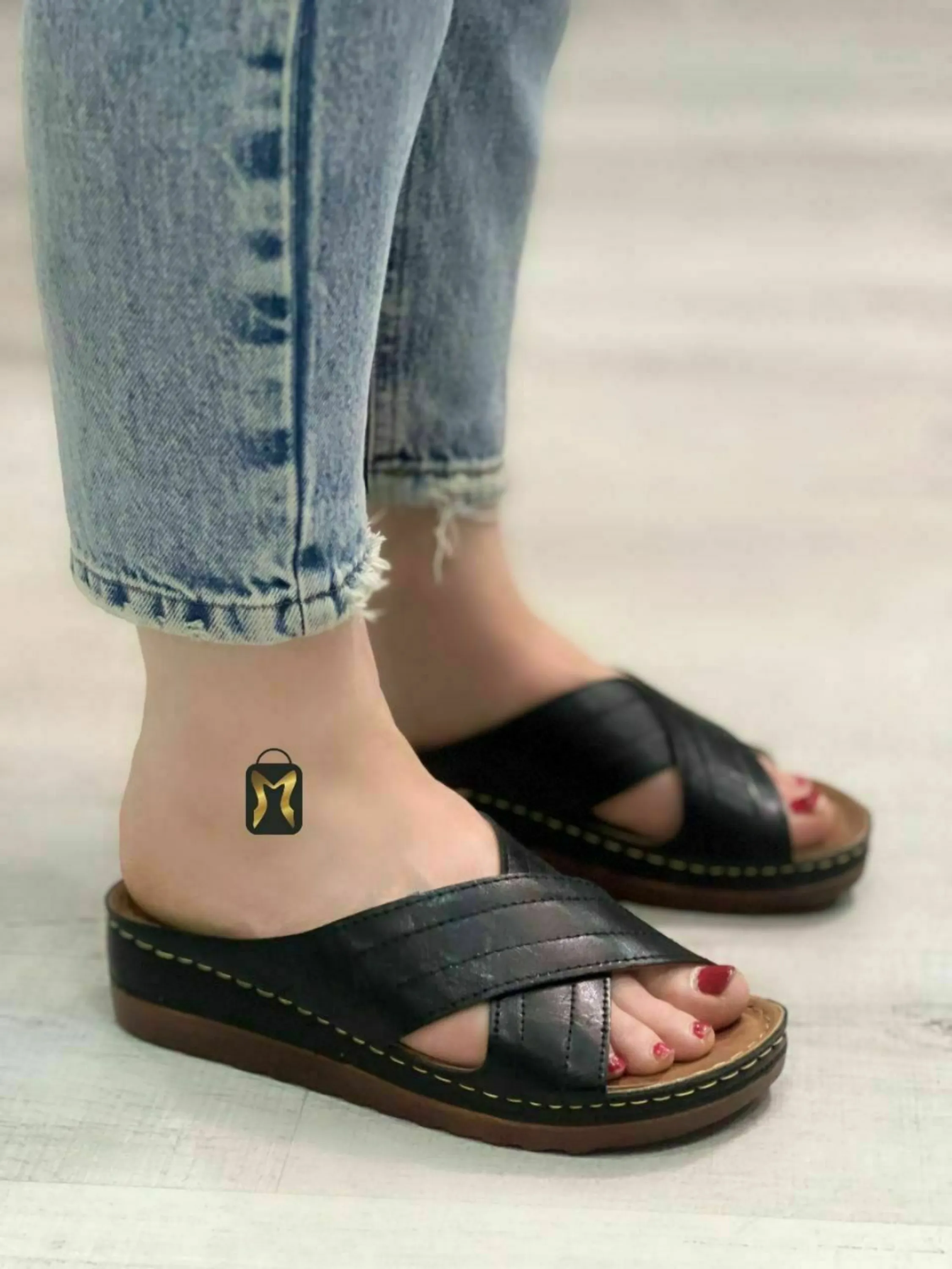صندل زنانه طبی لژ 3 سانت