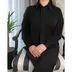 شومیز مشکی کراواتی نگین