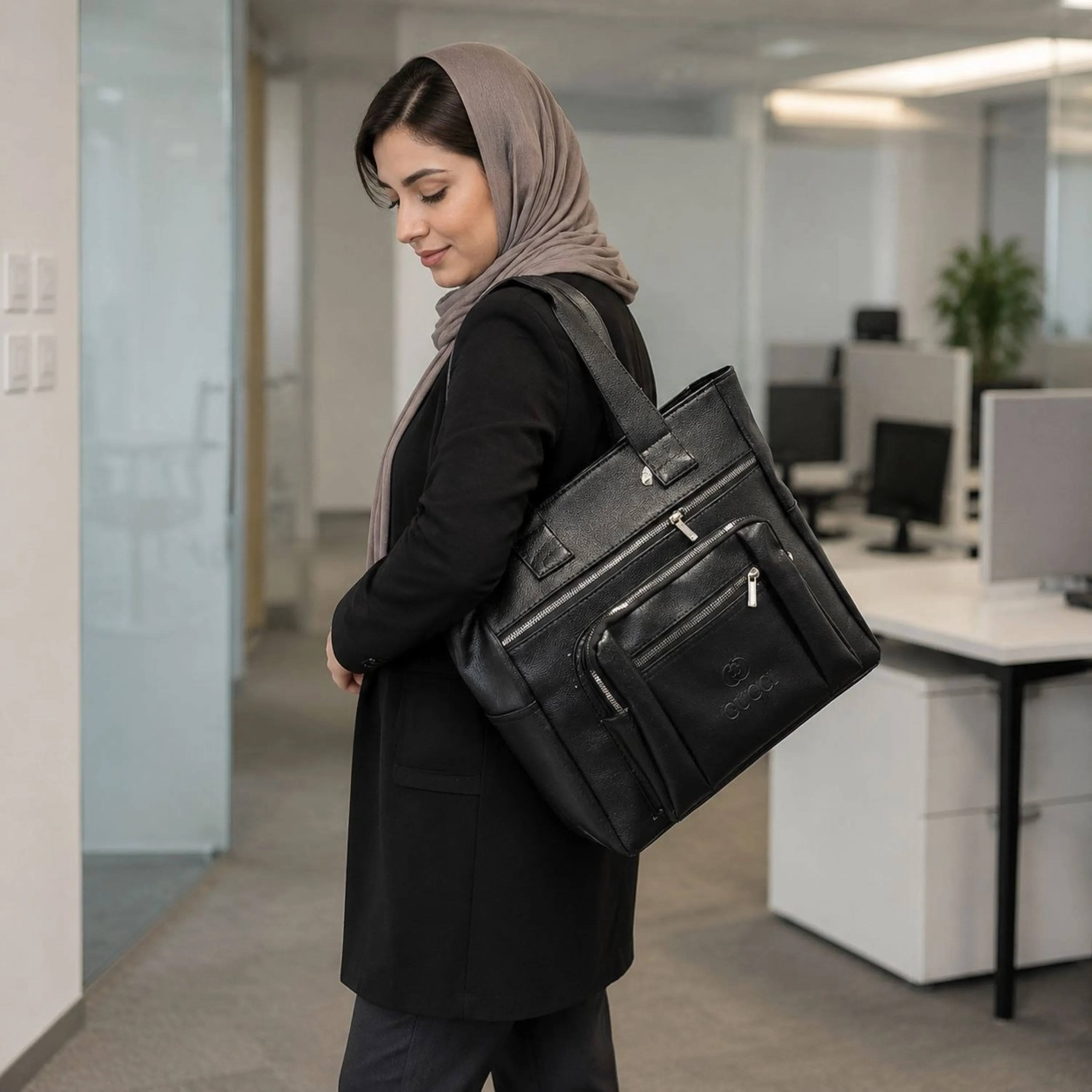 کیف اداری دانشجویی گوچی مشکی