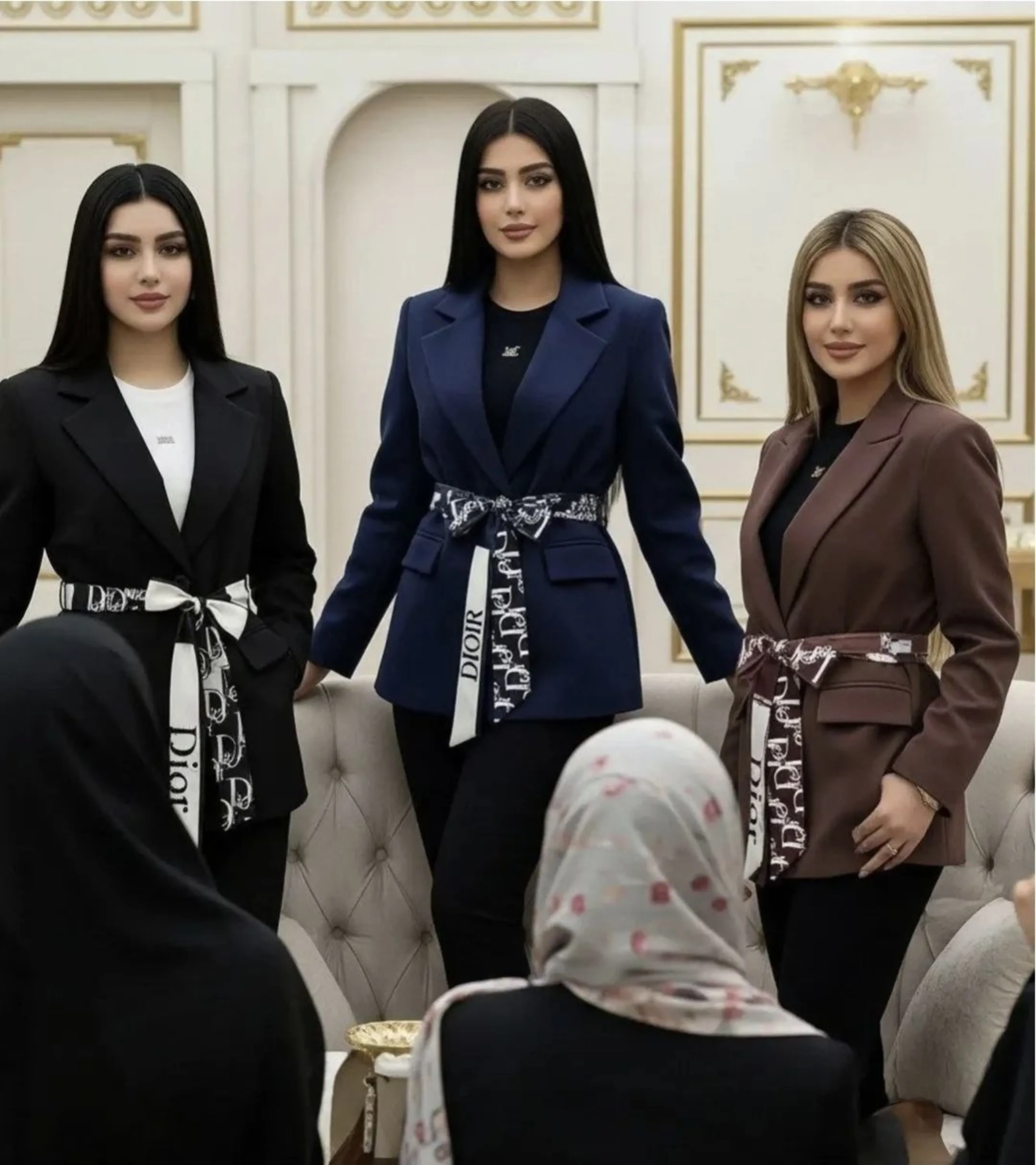 کت دیور کمربند دار