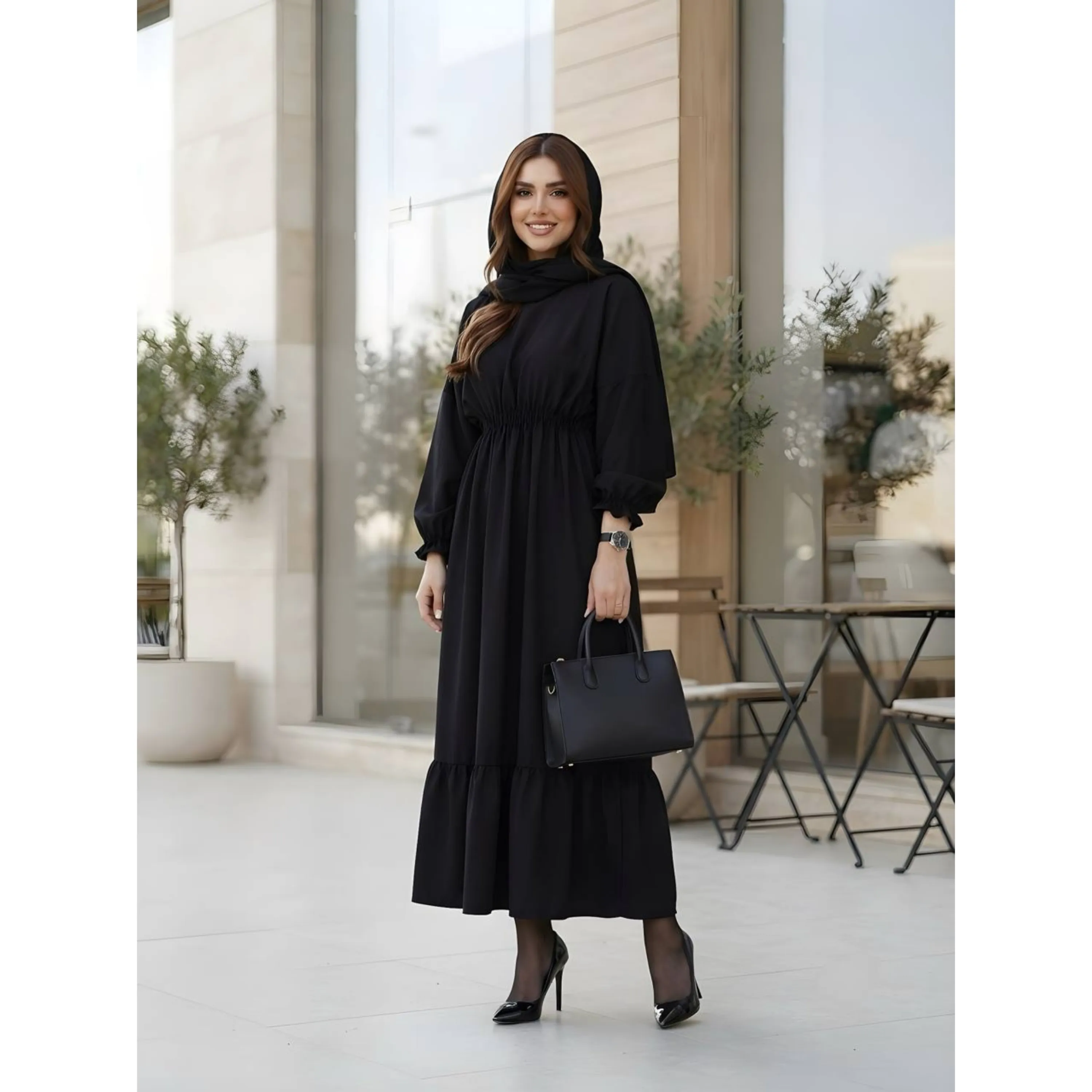 پیراهن مانتویی الیزه