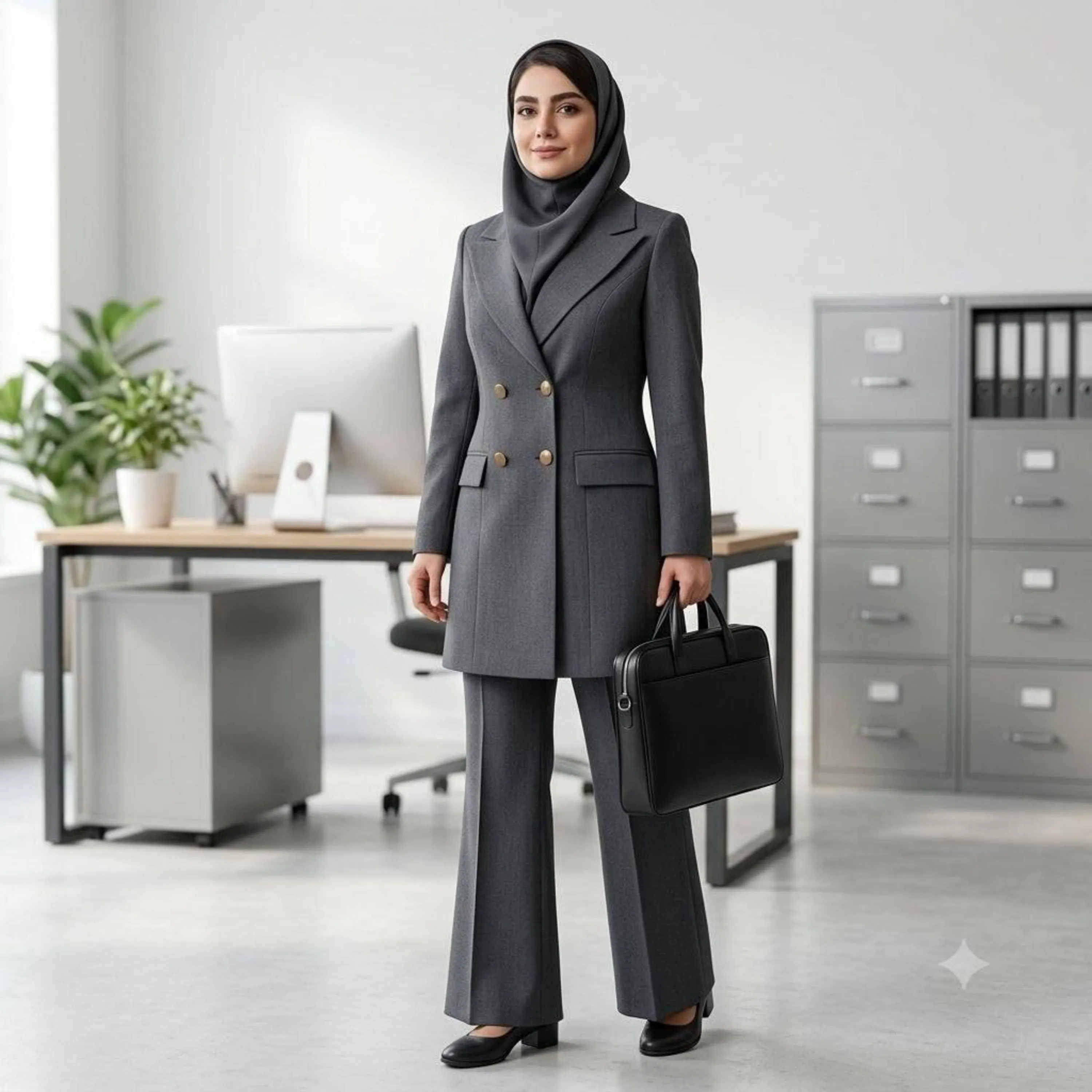 مانتو شلوار اداری آترین