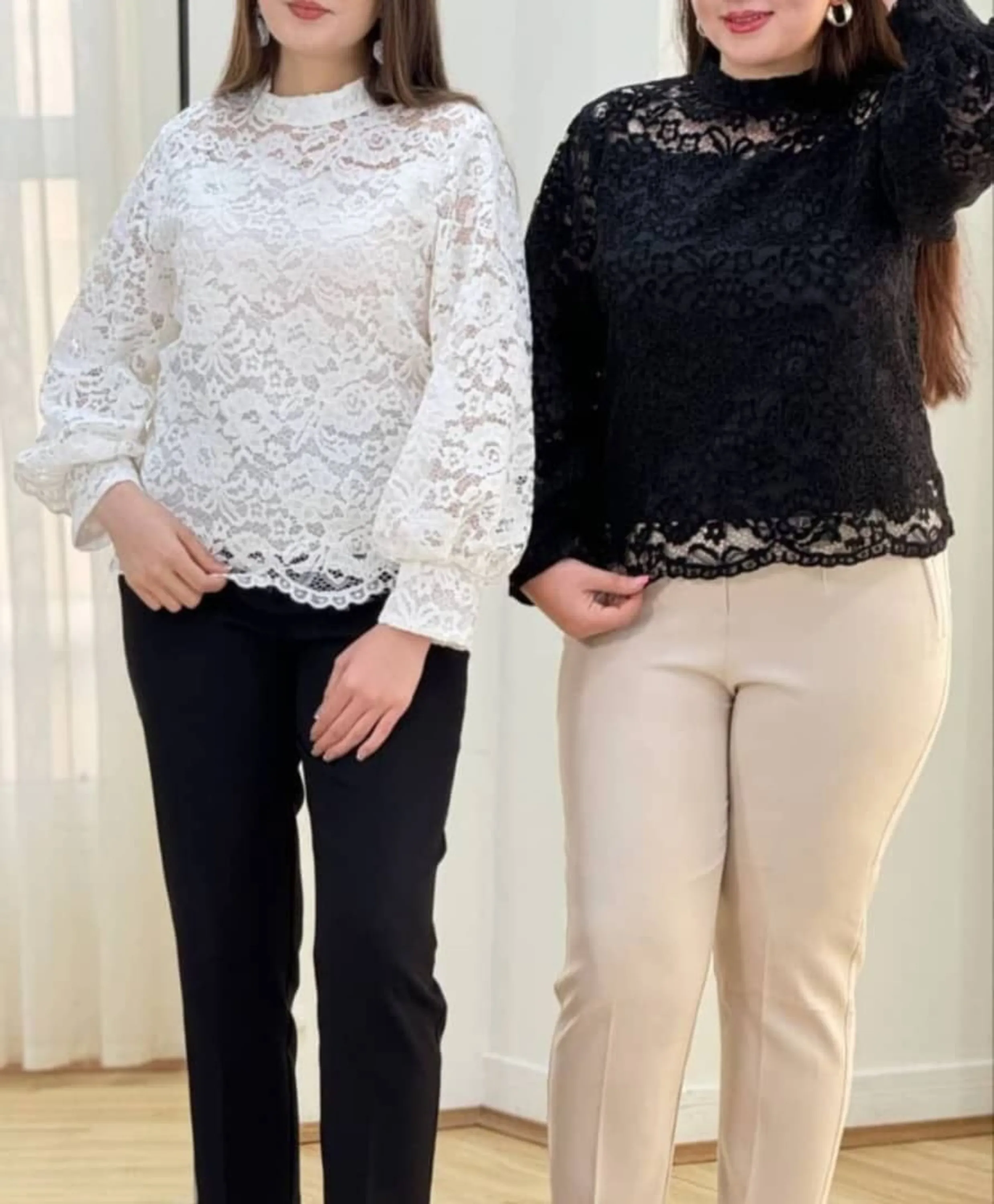 شومیز دانتل مخمل برجسته