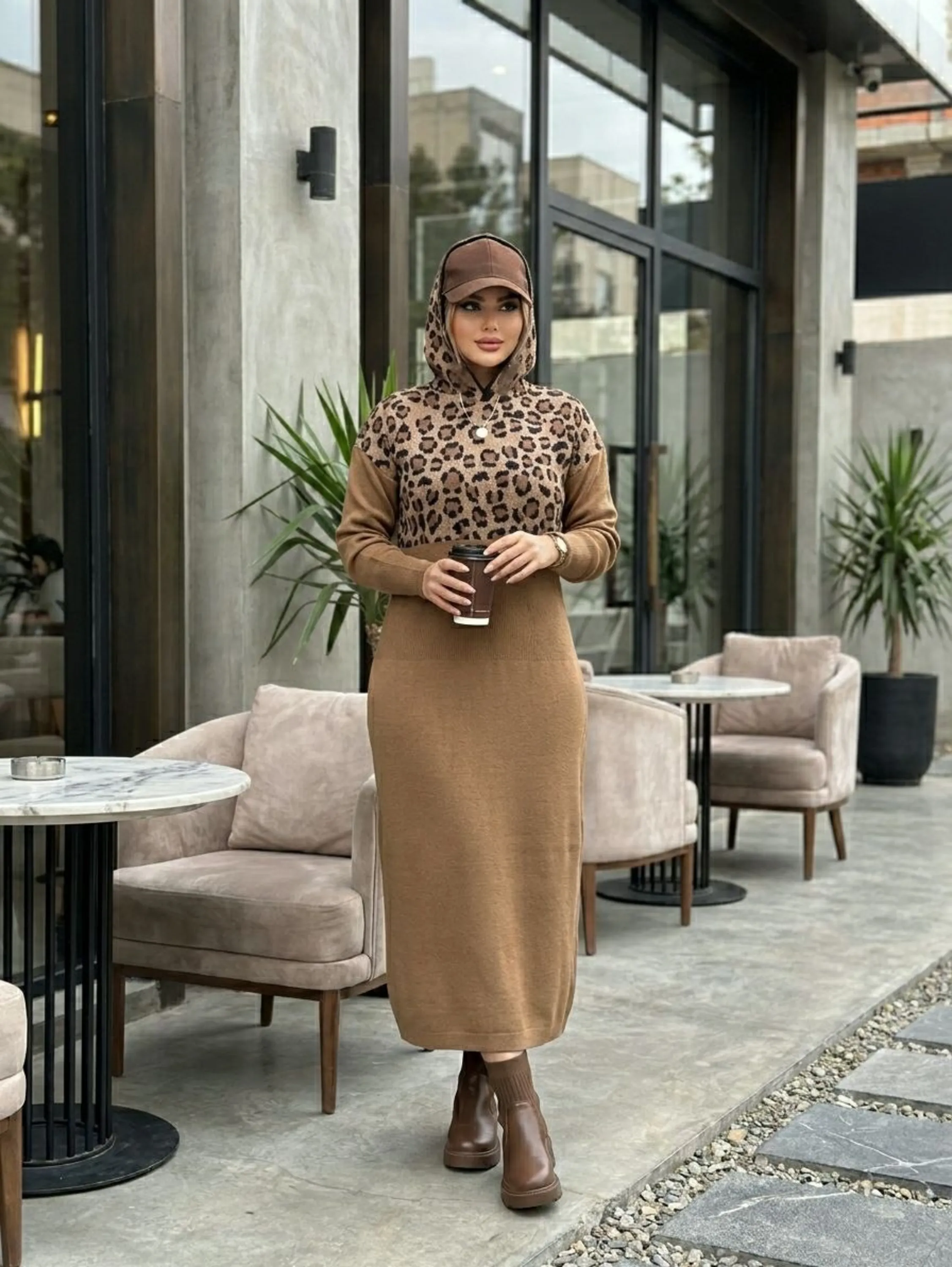 کغتان پاییزه طرح پلنگی