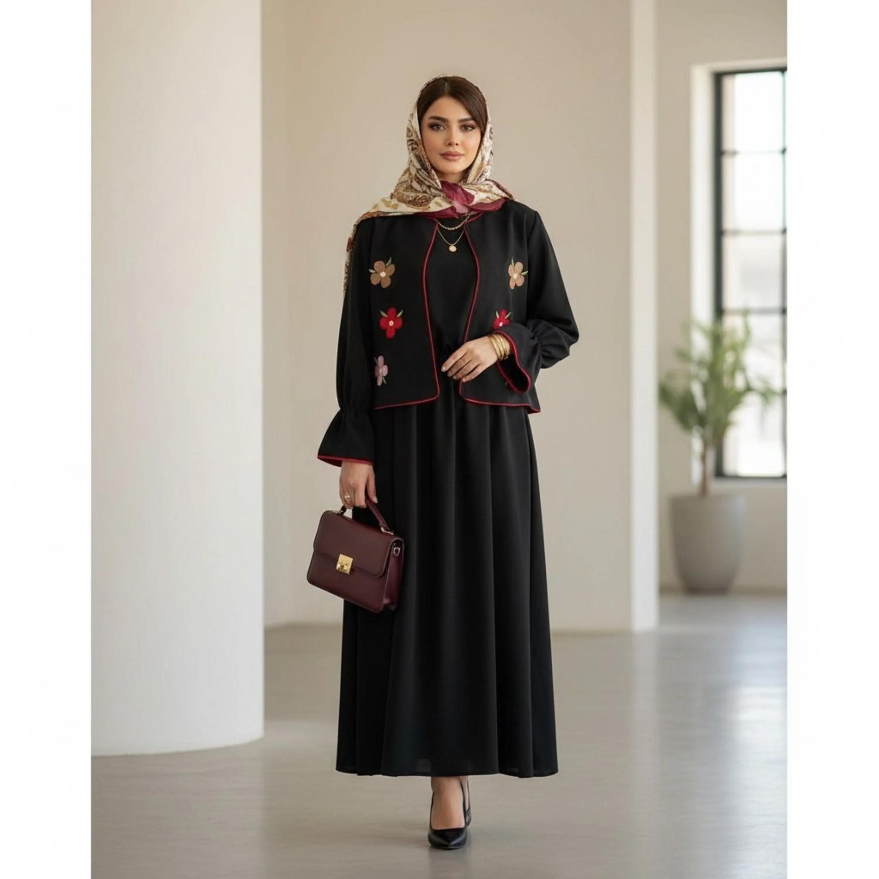 کت و سارافون گلدوزی نیایش