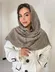 شال زنانه بوکله پولکی دور ریش وارداتی (کالکشن پاییز 2026، ابعاد 70×190)