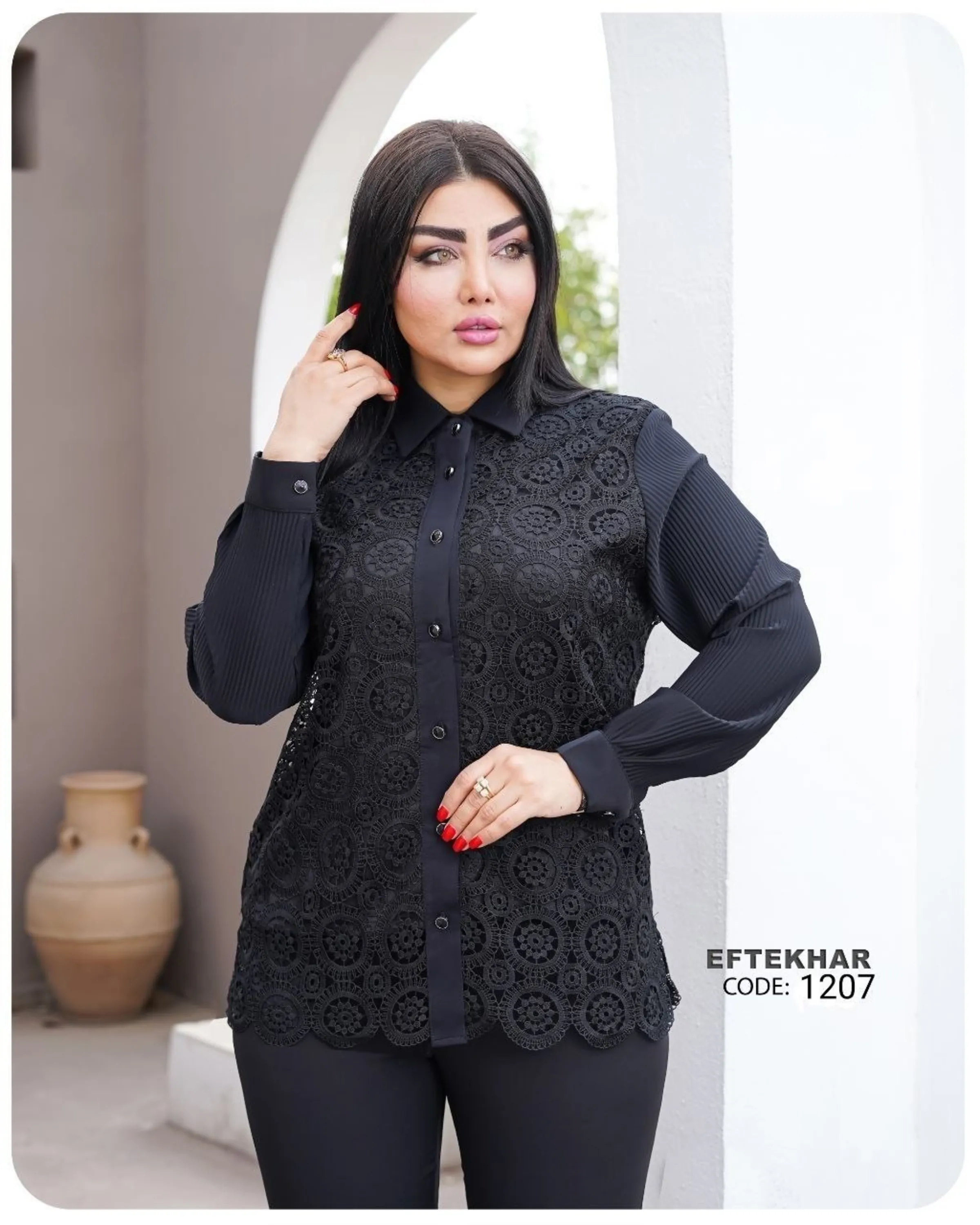 شومیز برکه سایز بزرگ