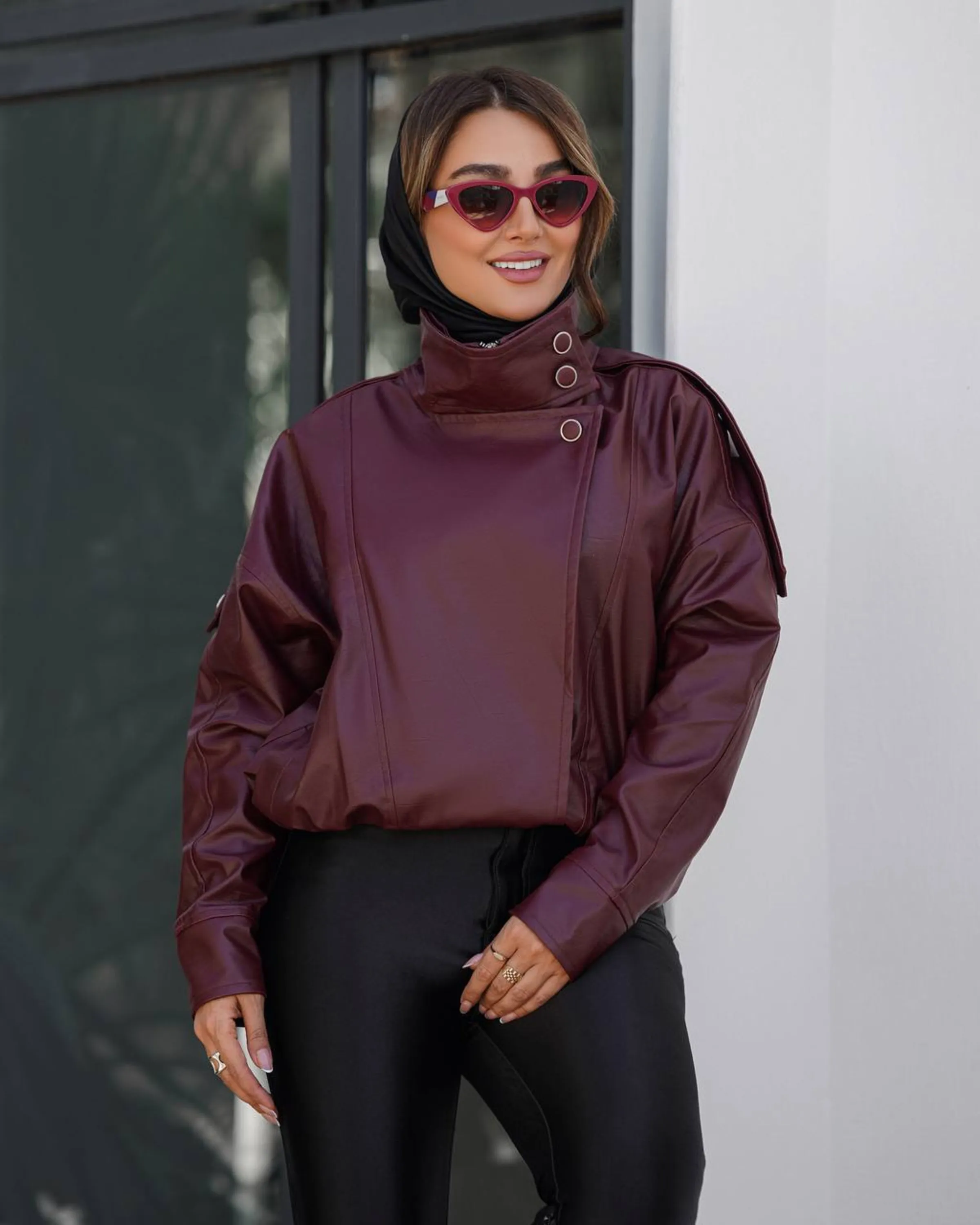 کت چرم طرح زارا 2