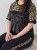 ست تیشرت و شلوار زنانه نگین دار طرح دی اند جی